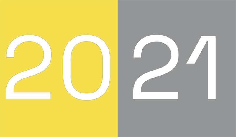 رنگ سال 2021 اعلام شد ؛ رنگ خاکستری و زرد