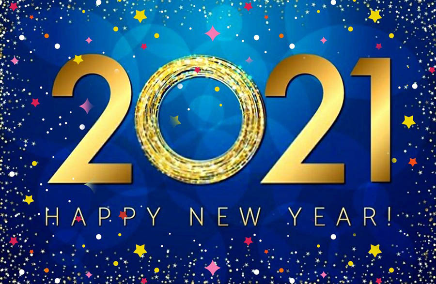 والپیپر و پیامک تبریک سال نو میلادی 2021