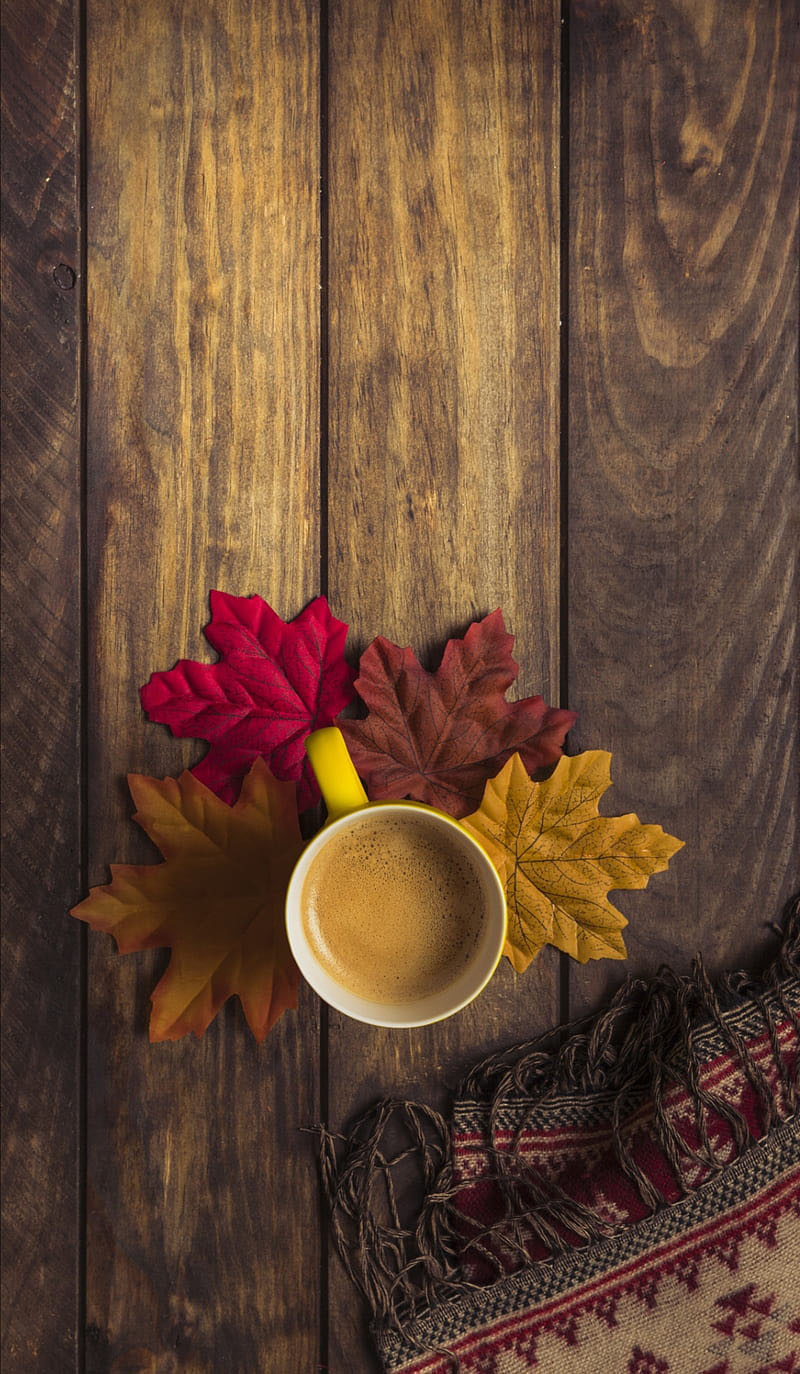 عکس پروفایل فنجان قهوه و پاییز