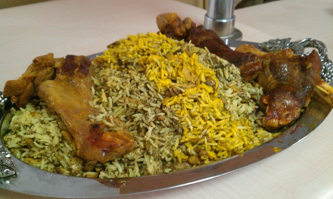 باقالی پلو با ماهیچه