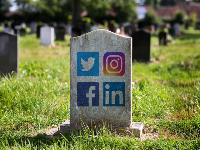 قوانین شبکه های اجتماعی در صورت مرگ شخص