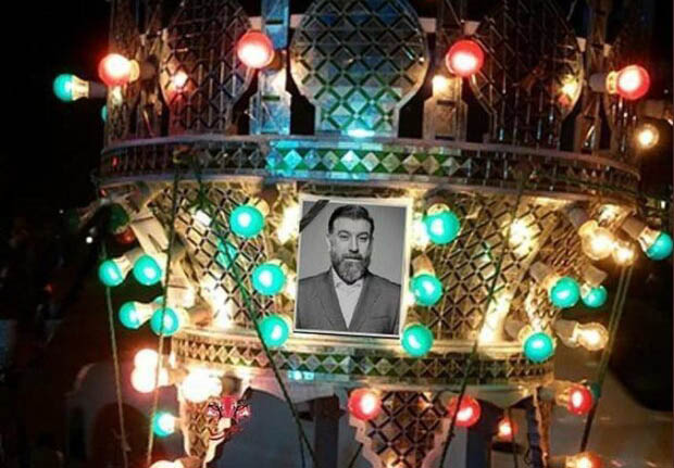 مراسم خاکسپاری مرحوم علی انصاریان + عکس