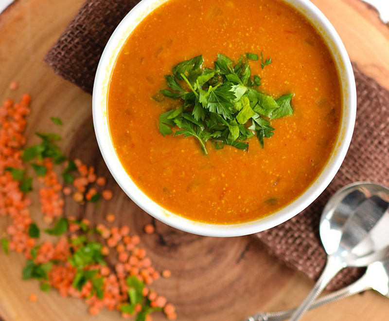 سوپ عدس قرمز