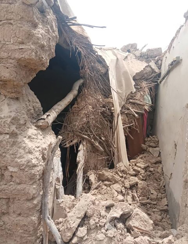 زلزله شدید در گناوه + عکس و وضعیت مصدومان