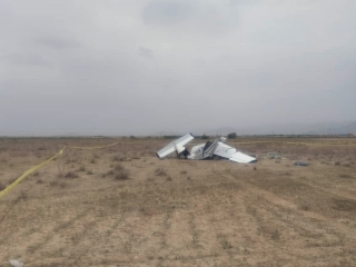 سقوط یک فروند هواپیمای فوق سبک آموزشی در اراک