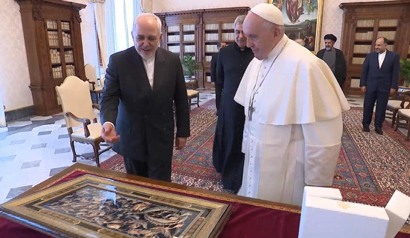 دیدار ظریف با پاپ فرانسیس/علت این سفر چه بود؟