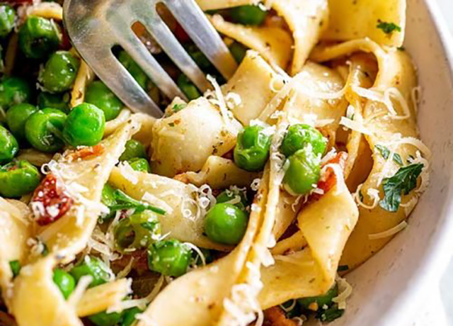 pasta-green-peas
