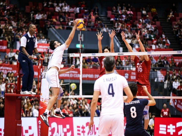 همه تقابل های والیبال ایران و ژاپن