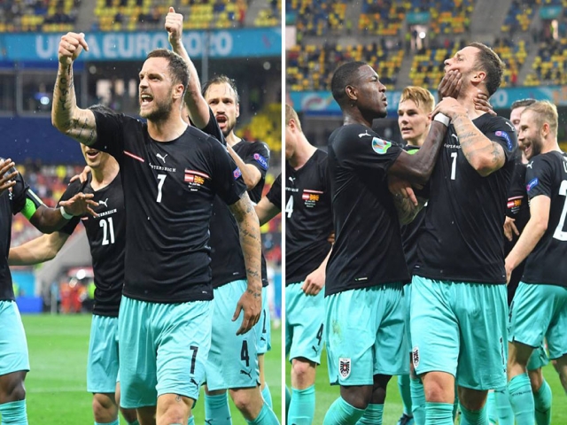 جنجال جدید در یورو : شادی گل نژادپرستانه در بازی اتریش