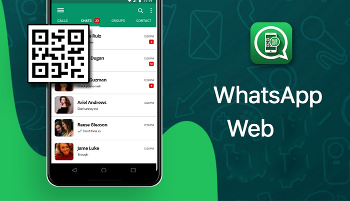 آموزش تصویری استفاده از واتساپ وب