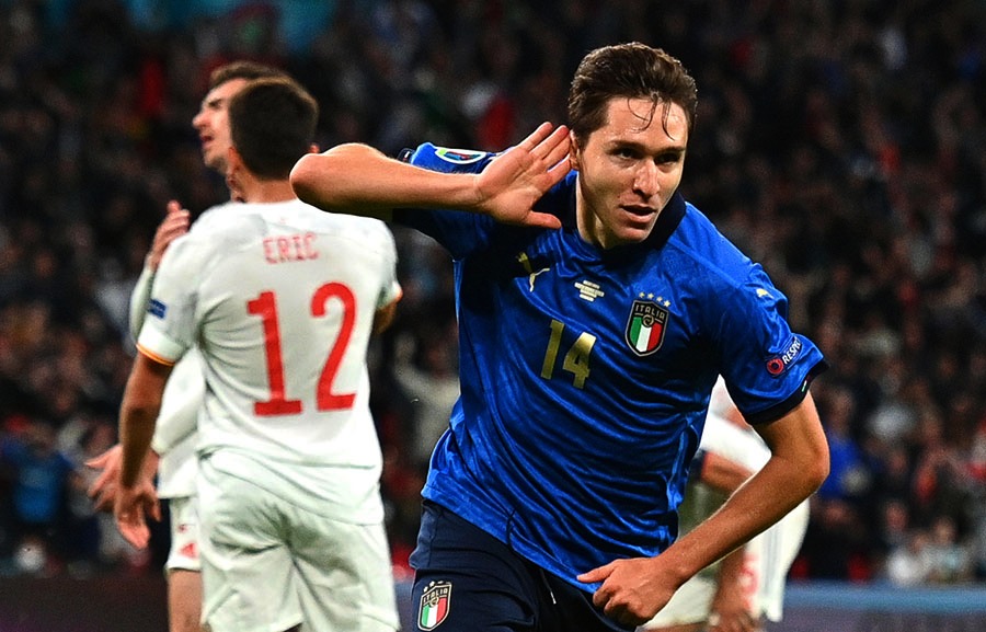 واکنش بازیکنان ایتالیا پس از صعود به فینال یورو 2020