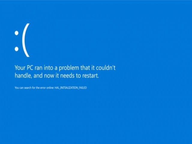 ارور Your PC ran into a problem and needs to restart در ویندوز
