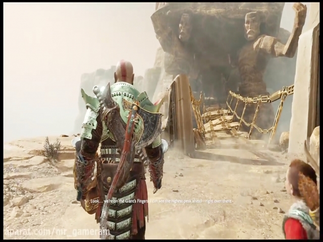 کراتوس God of War 4 در مبارزات همکاری با فرزند خود دارد