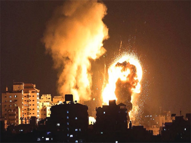 حمله هوایی جنگنده های اسرائیلی به مناطقی از غزه