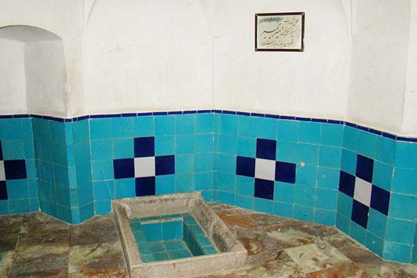 محل قتل امیرکبیر در حمام فین کاشان