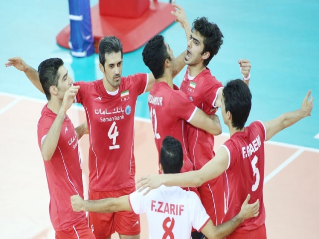 صعود تاریخی والیبال ایران به نیمه نهایی لیگ جهانی 2014