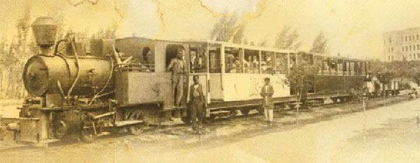 نخستین خط راه آهن کشور در شهر رشت