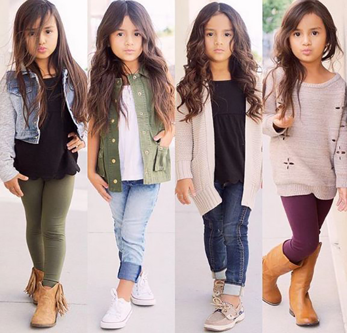 مدل های مختلف ست لباس دختربچه