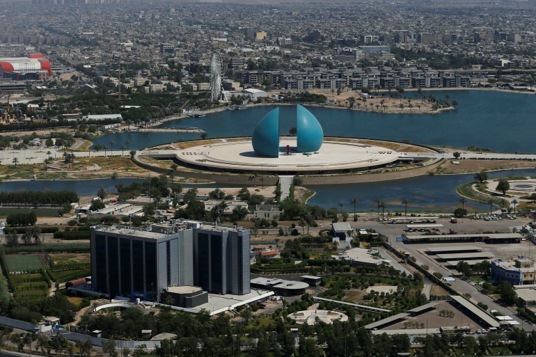 نمایی از شهر بغداد، پایتخت عراق