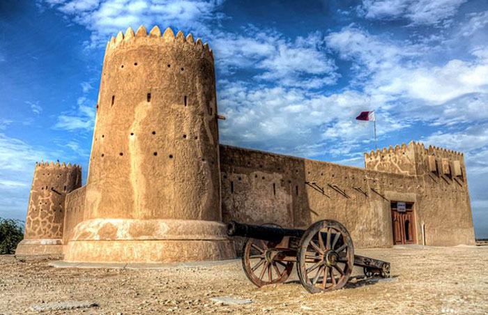 روستای تعمیرشده قلعه الزباره قطر