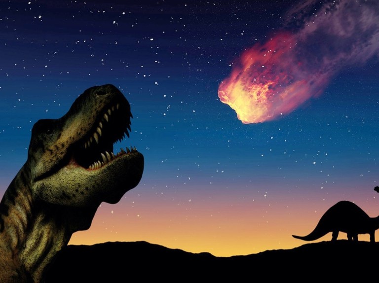 انقراض دایناسورها در اثر برخورد شهاب سنگ