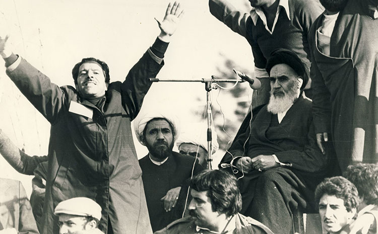 سخنرانی امام خمینی در بهشت زهرا تهران