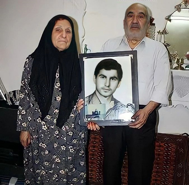حلیمه سعیدی و همسرش