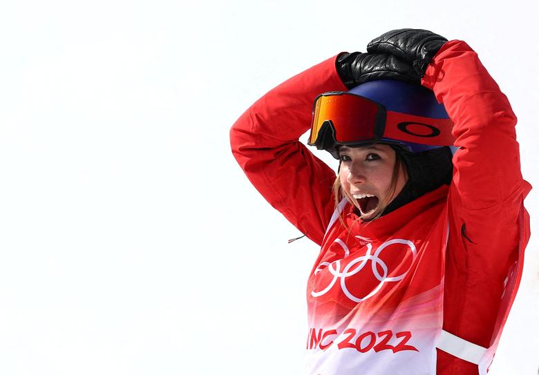 گو آیلینگ ایلین دارنده مدال نقره در فینال اسکی آزاد زنان
