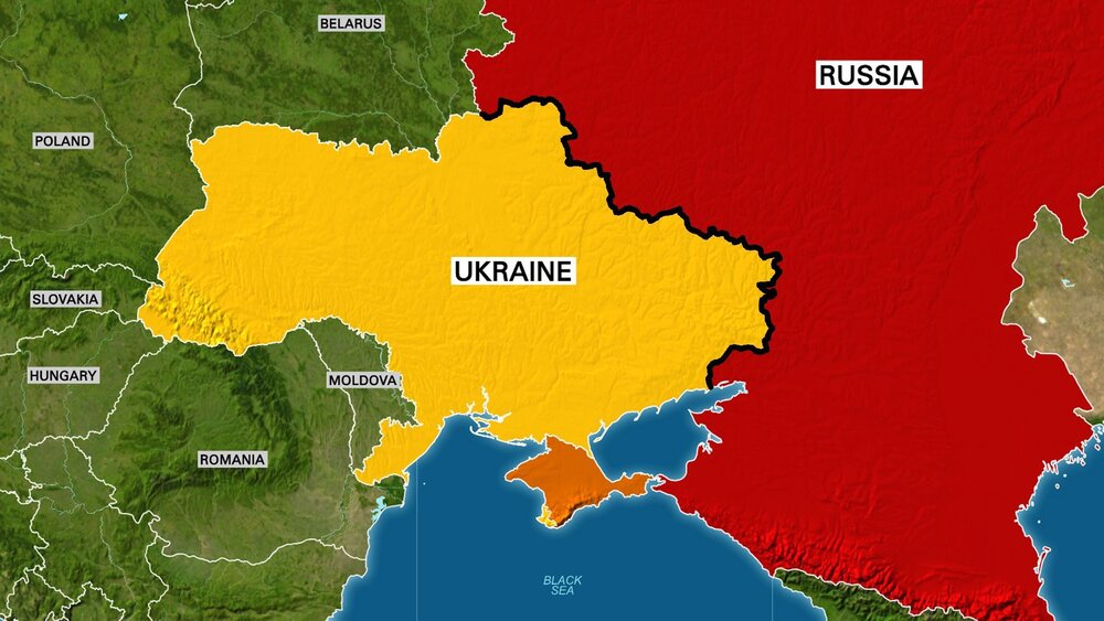 موقعیت جغرافیایی اوکراین