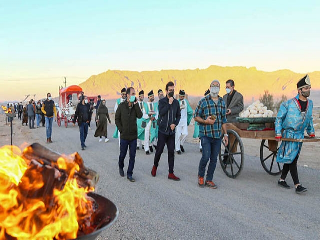 گزارشی از آیین افتتاحیه چهلمین جشنواره بین المللی تئاتر فجر در استان یزد