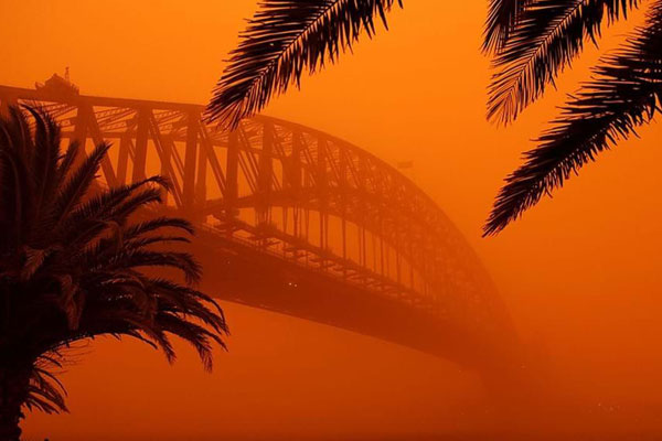 طوفان قرمز در سیدنی