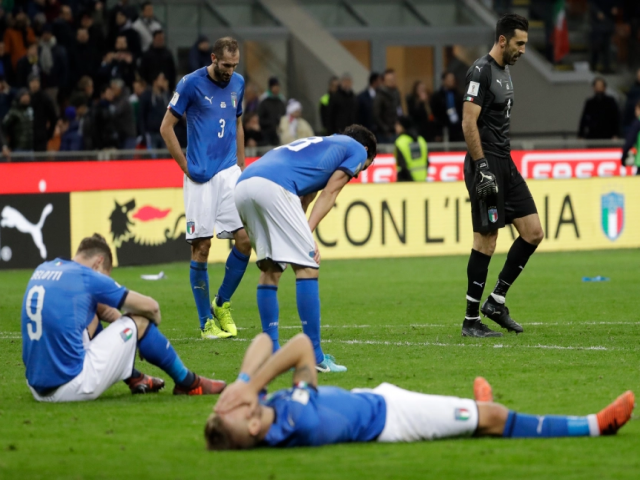 واکنش های توئیتری به دنبال حذف ایتالیا از جام جهانی