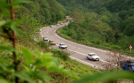جاده های به سمت شمال از تهران