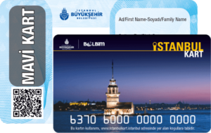 کارت آبی، یکی از انواع استانبول کارت