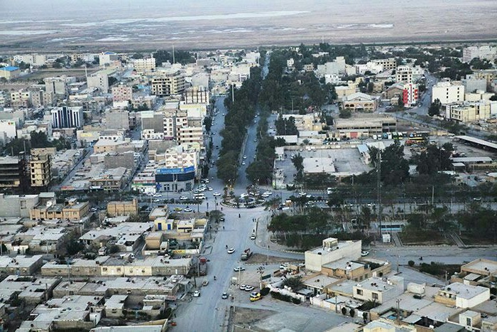 نمایی از شهر سربندر یا بندر امام خمینی