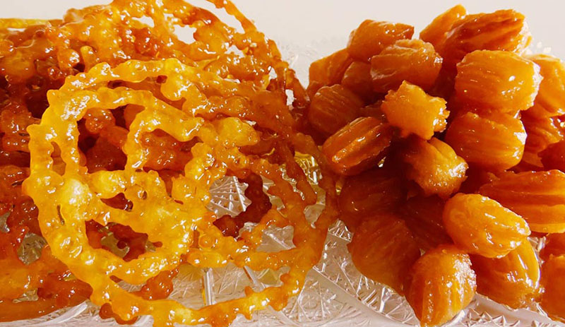 طرز تهیه زولبیا و بامیه