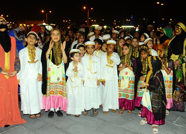 آیین سنتی «قرنقعوه» یا جشن نیمه رمضان در قطر