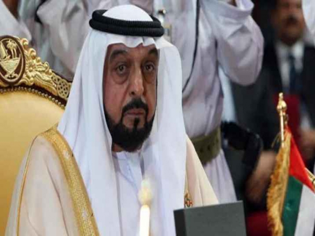 خلیفه بن زاید آل نهیان رئیس امارات درگذشت