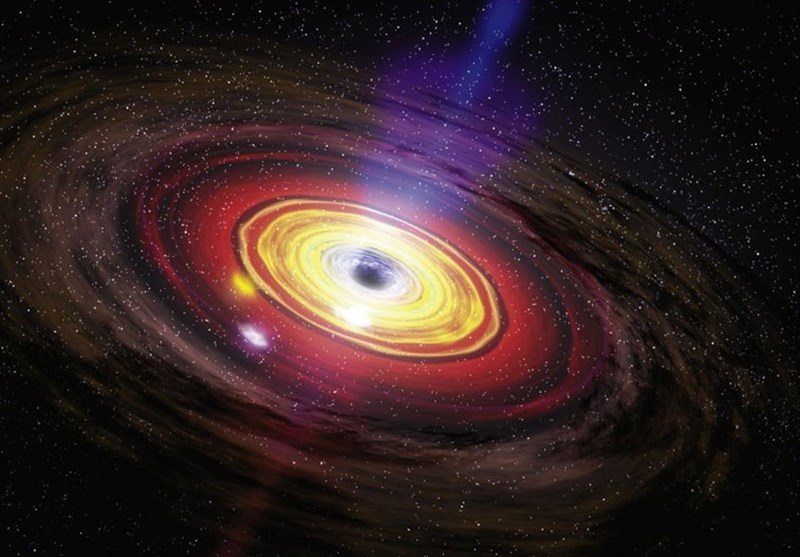 سیاهچاله واقع در قلب کهکشان راه شیری