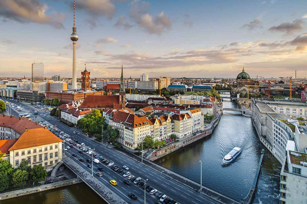 نمای شهر برلین پایتخت آلمان