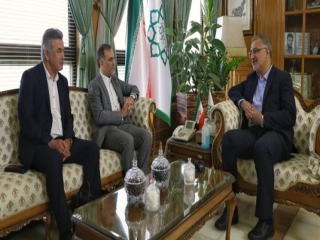 دیدار میرشاد ماجدی و حمید استیلی با شهردار تهران