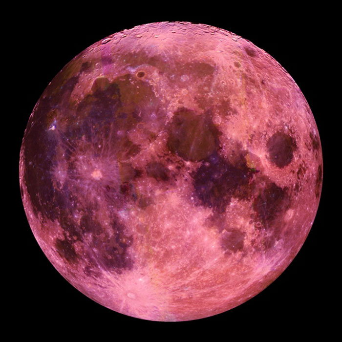 ابرماه صورتی (pink moon)