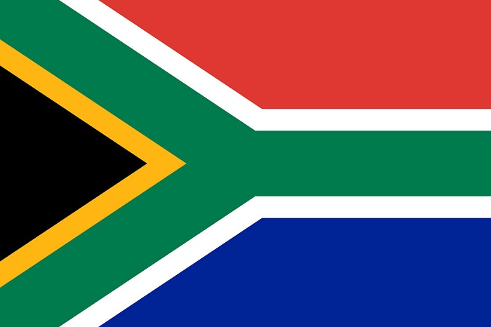 پرچم کشور آفریقای جنوبی