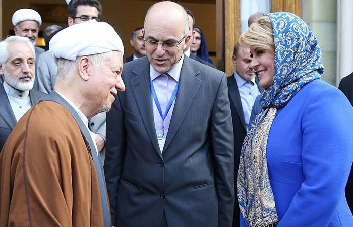دیدار رئیس جمهور کرواسی با هاشمی رفسنجانی در ایران