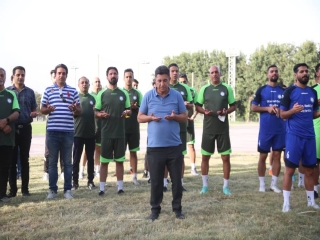 اولین تمرین گل گهر سیرجان با دعا آغاز شد