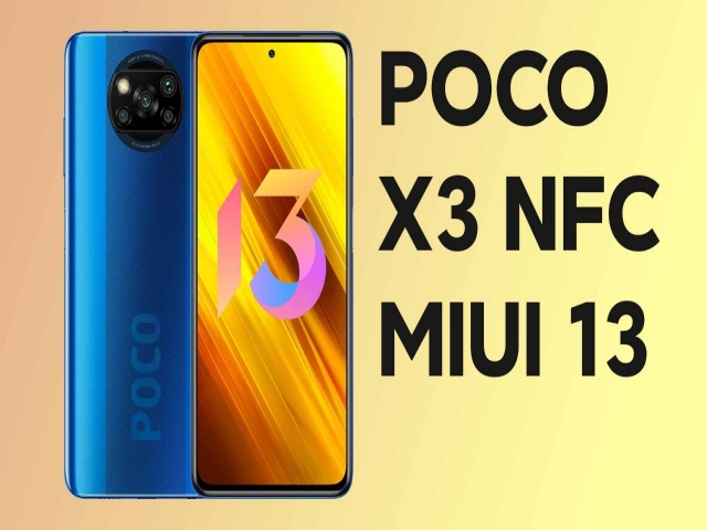 پوکو ایکس 3 NFC آپدیت MIUI 13 را دریافت کرد