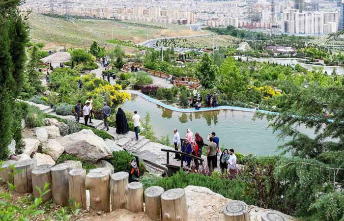 بوستان آبشار تهران، یکی از پارک های تازه ساخت تهران