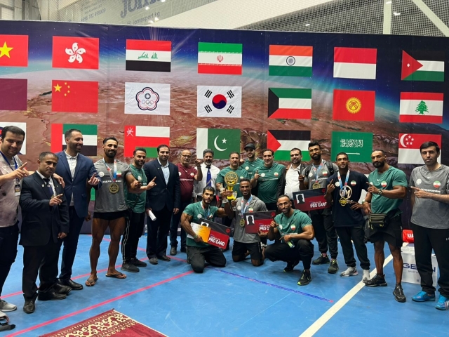 مقام قهرمانی تیم ملی پرورش اندام ایران در آسیا 2022