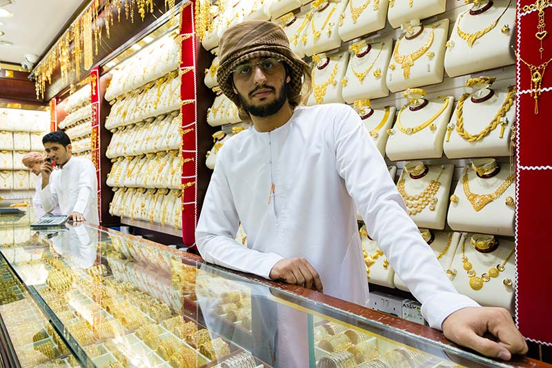 بازارچه طلای دبی (Dubai gold market)