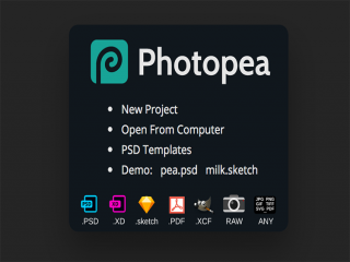 اپلیکیشن Photopea (فتوشاپ آنلاین)